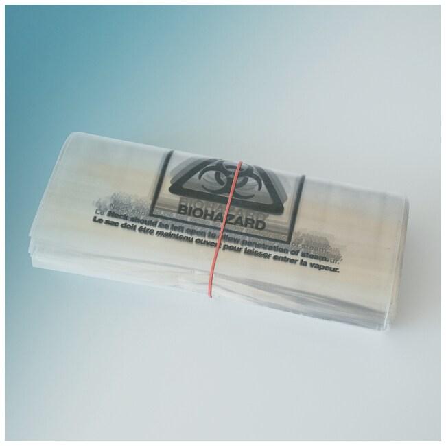 Пакет CORNING™ розміром 400х255 мм поліпропіленовий з зображенням символу біологічної небезпеки для автоклавування при температурі 134°С